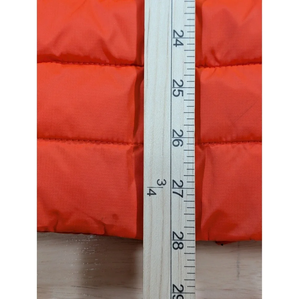 Alaskan Hardgear Duluth Trading Co Mens XL Orange Quilted Puffer Jacket Full Zip